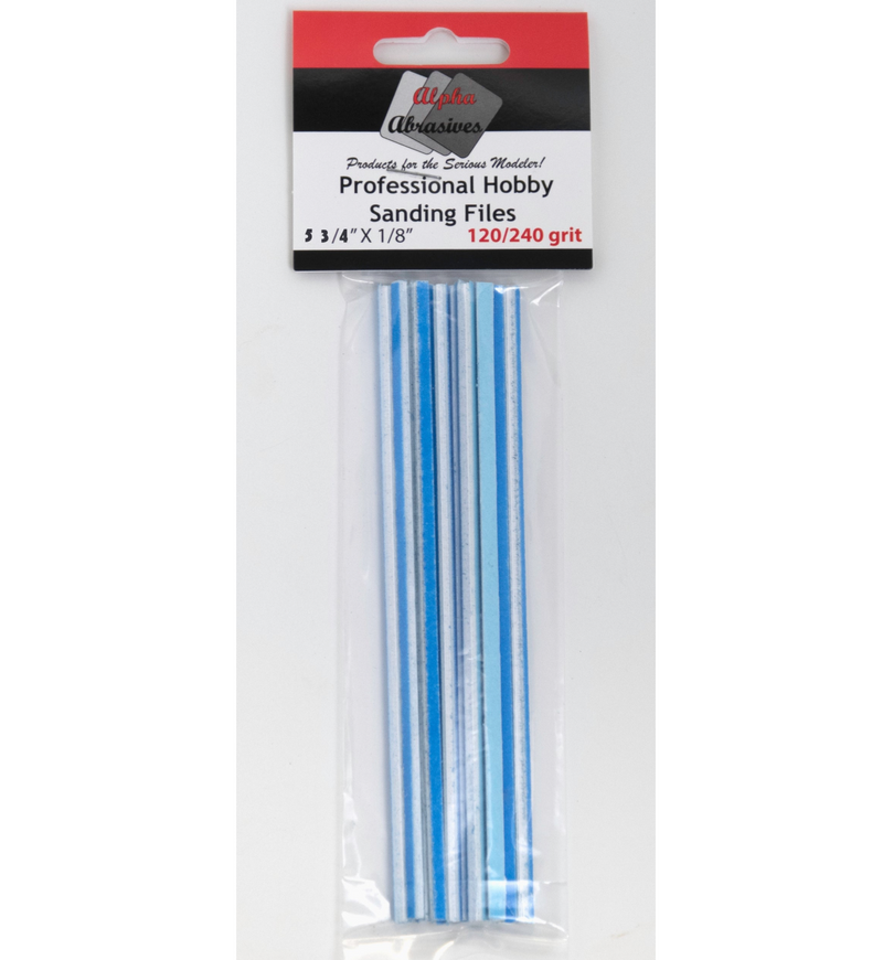 Flex-I-File 306 Hobby File 3mm/1/8' Med (12 Pack)
