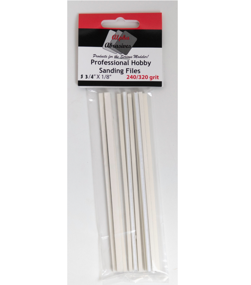 Flex-I-File 307 Hobby File 3mm/1/8' Fine (12 Pack)