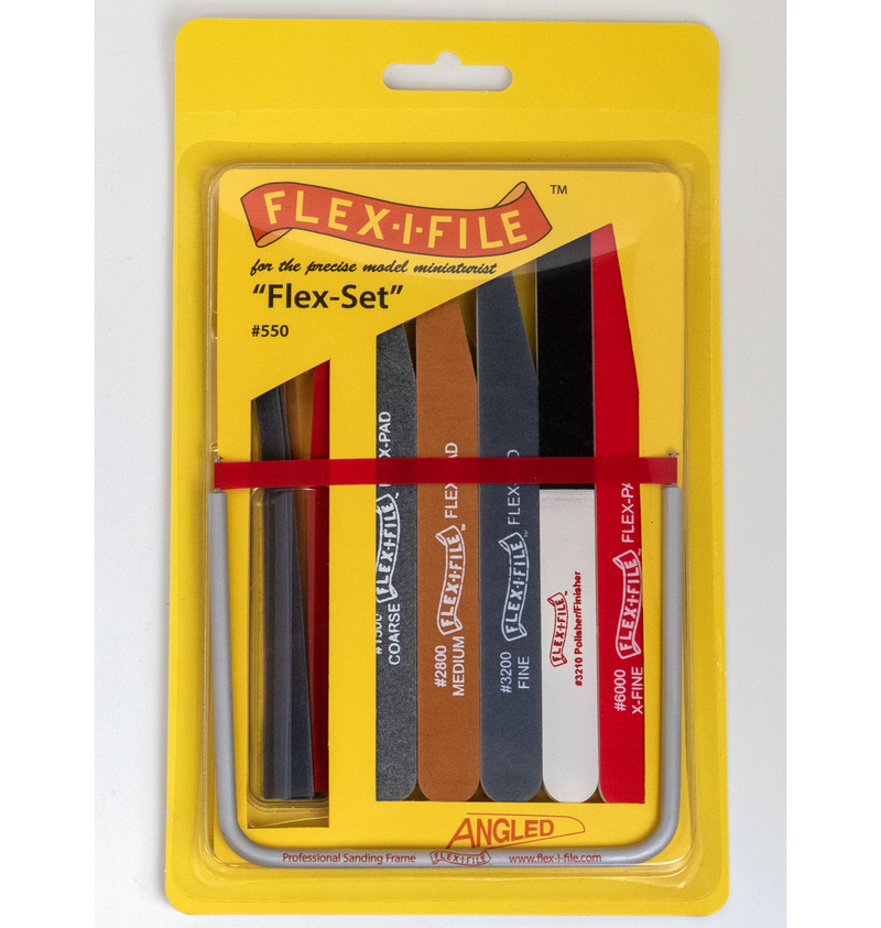 Flex-I-File 550 Flex-Set with Frame, 8 Files and 5 Flex-Pad Sanding Sticks
