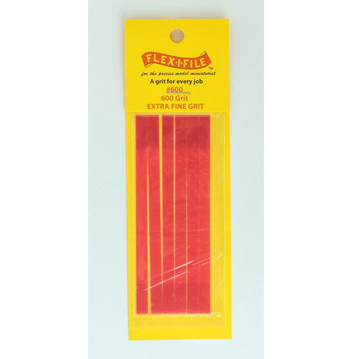 Flex-I-File 600 600 Grit Tapes X-Fine (6 Pack for #123 & #700)
