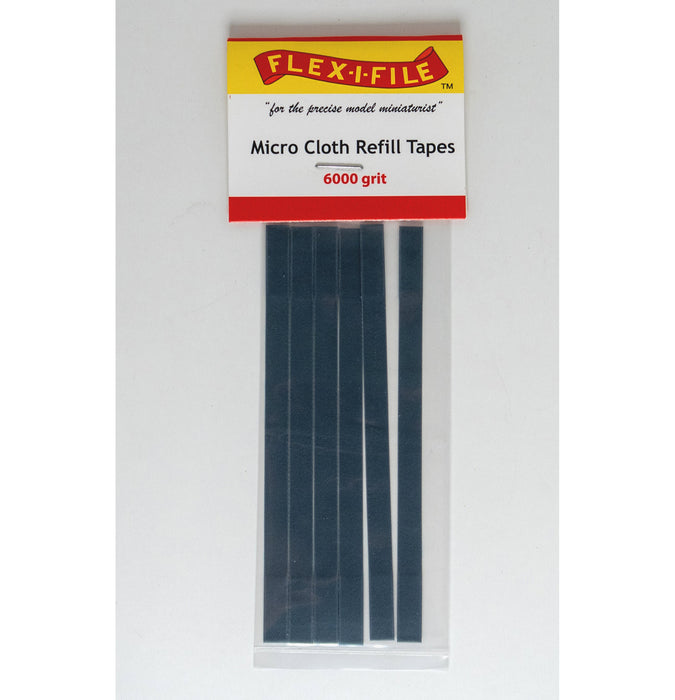 Flex-I-File 6000-1 6000 Grit Micro Cloth Refill Tapes (6) for #123 & #700