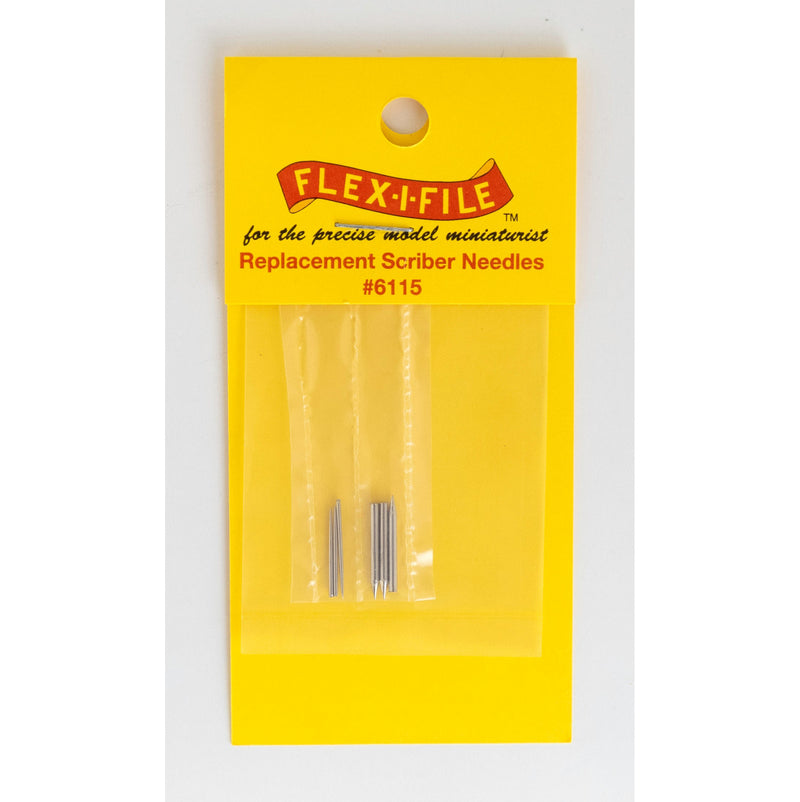 Flex-I-File 6115 Scriber Needle Replacements with 3 Coarse & 3 Fine