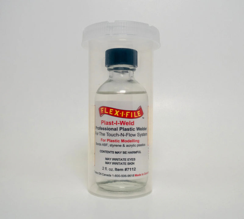 Flex-I-File 7112 Plast-I-Weld Solvent Cement 2oz. Bottle