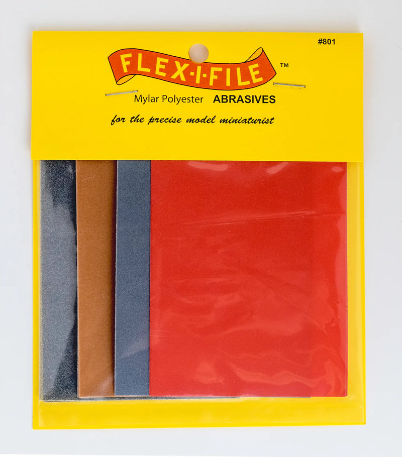 Flex-I-File 801 Assorted Abrasive Sheet Set (8 Pack)
