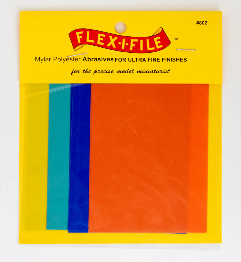 Flex-I-File 802 Ultra-Fine Assorted Abrasive Sheet Set (8 Pack)