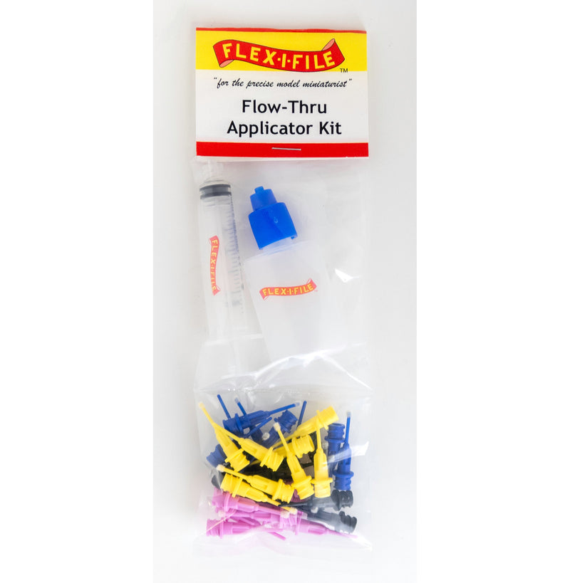 Flex-I-File 9611 Flow-Thru Applicator Kit with 32 Assorted Tips