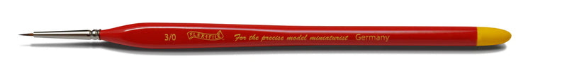 Flex-I-File BR3-0 Ultra Fine 3/0 Red Sable Brush