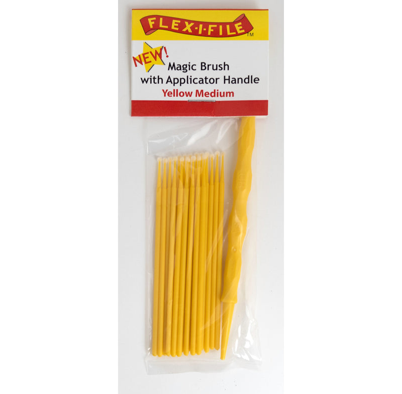 Flex-I-File M929005 Magic Brushes Yellow Medium