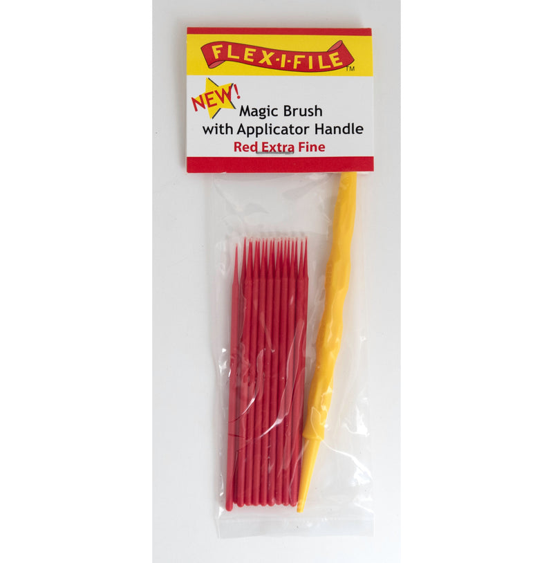 Flex-I-File M929007 Magic Brushes Red Extra Fine