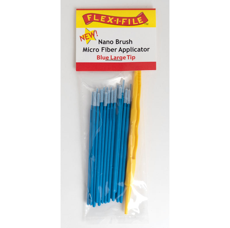 Flex-I-File N930005 Blue Large Tip Nano Brushes & Handle