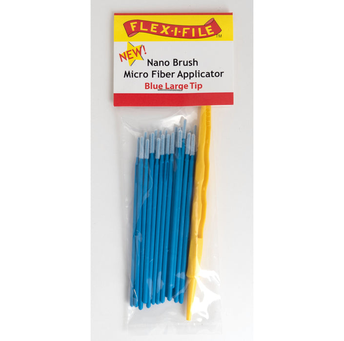 Flex-I-File N930005 Blue Large Tip Nano Brushes & Handle