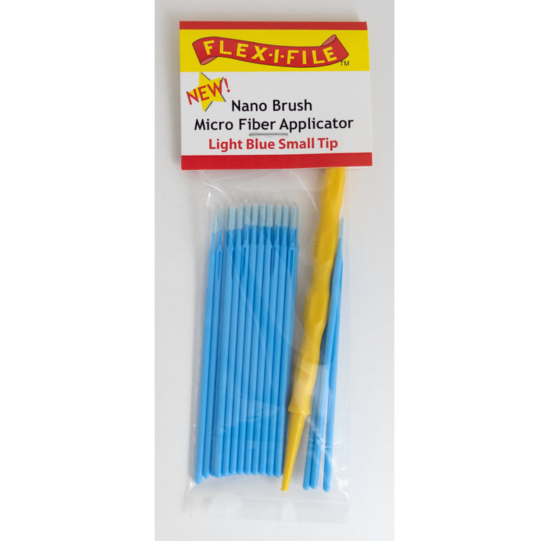Flex-I-File N935003 Nano Brushes Light Blue Small Tip