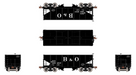 Fox Valley Models 15004 HO Scale USRA 55-Ton 2-Bay Open Hopper Baltimore & Ohio B&O 726408