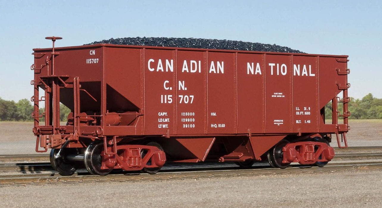 Fox Valley Models 15010 HO Scale USRA 55-Ton 2-Bay Open Hopper Canadian National CN 116023