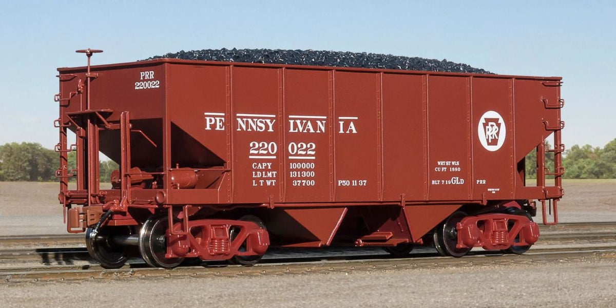 Fox Valley Models 15030 HO Scale USRA 55-Ton 2-Bay Open Hopper Pennsyl ...