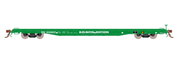Fox Valley Models 15043 HO Scale 60' P-S F60GH Flatcar BN 630802