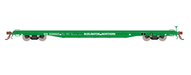 Fox Valley Models 15044 HO Scale 60' P-S F60GH Flatcar BN 630809