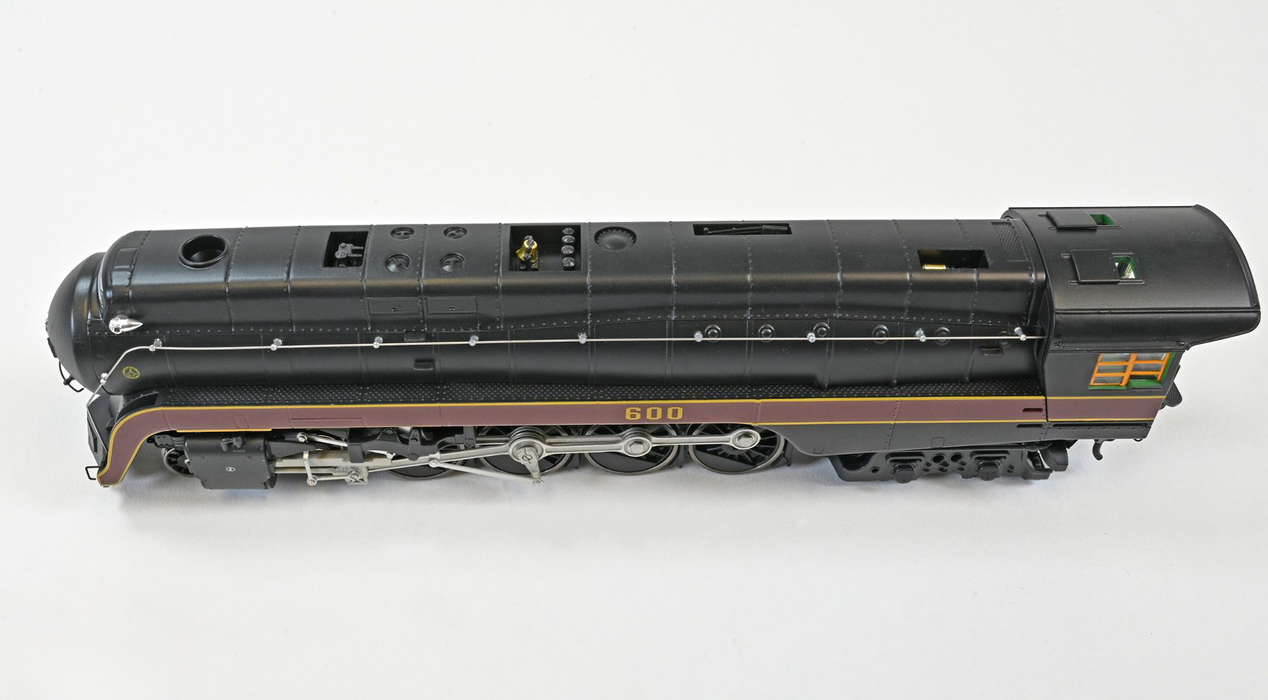 Fox Valley Models 38839 HO Scale N&W Class J 4-8-4, Norfolk & Western Early As Built N&W 600 DCC & Sound