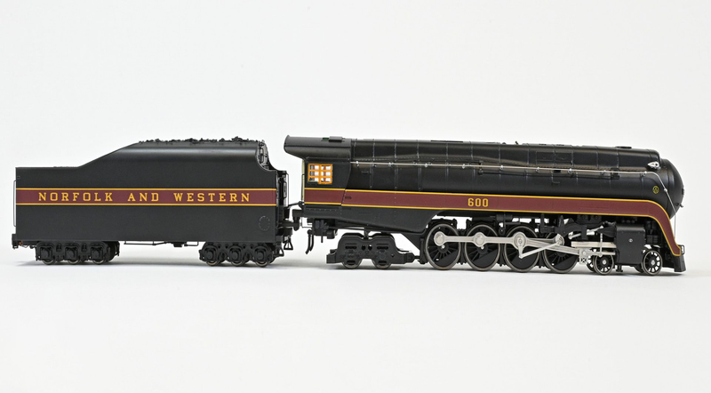 Fox Valley Models 38840 HO Scale N&W Class J 4-8-4, Norfolk & Western Early As Built N&W 600
