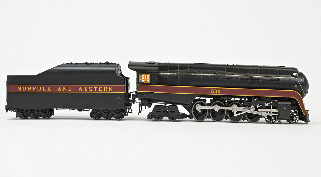 Fox Valley Models 38842 HO Scale N&W Class J 4-8-4, Norfolk & Western EarlyAs Built N&W 602