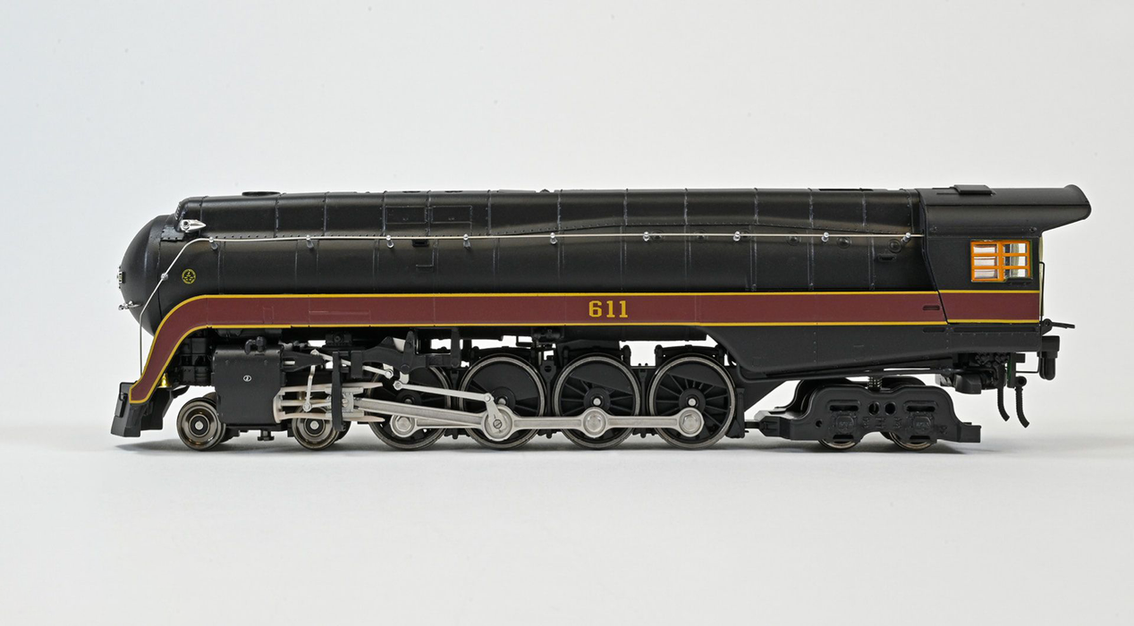 Fox Valley Models 38843 HO Scale N&W Class J 4-8-4, Norfolk & Western Late As Built N&W 611 DCC & Sound