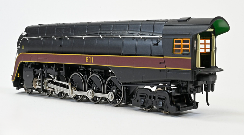 Fox Valley Models 38843 HO Scale N&W Class J 4-8-4, Norfolk & Western Late As Built N&W 611 DCC & Sound