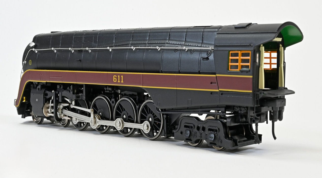 Fox Valley Models 38843 HO Scale N&W Class J 4-8-4, Norfolk & Western Late As Built N&W 611 DCC & Sound