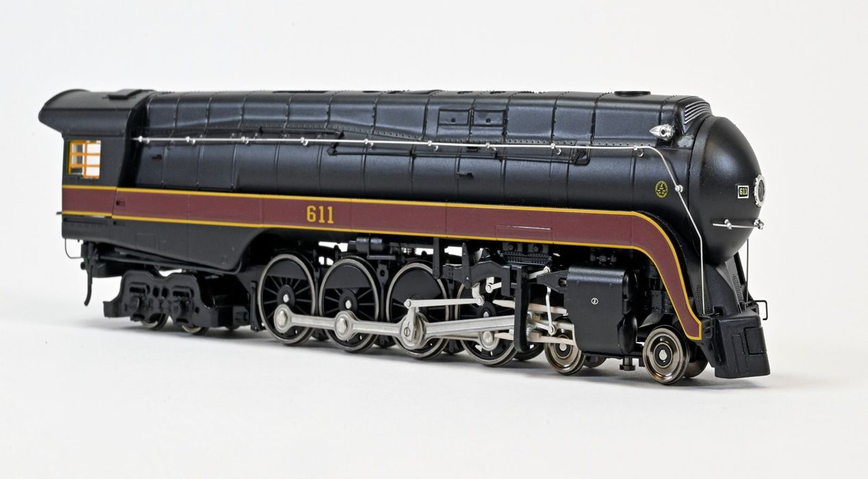 Fox Valley Models 38844 HO Scale N&W Class J 4-8-4, Norfolk & Western Late As Built N&W 611