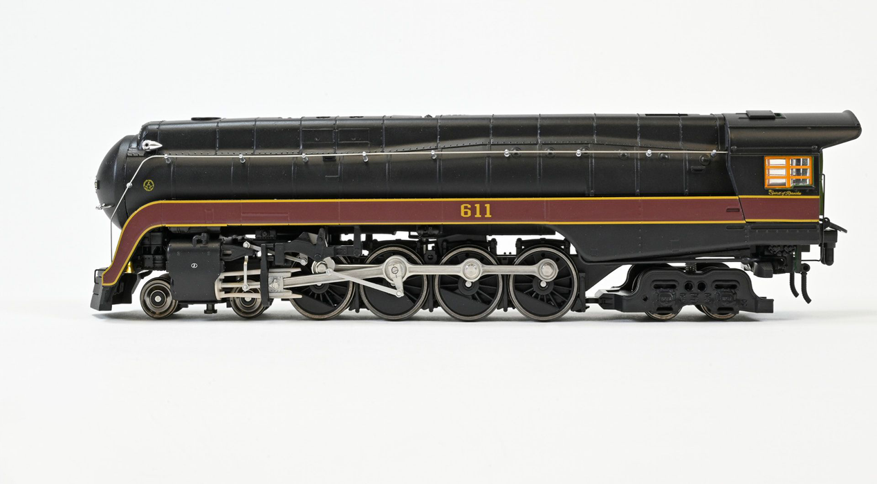 Fox Valley Models 38846 HO Scale N&W Class J 4-8-4, Norfolk & Western Spirit of Roanoke/Post 2015 N&W 611