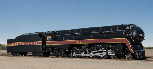 Fox Valley Models 38848 HO Scale N&W Class J 4-8-4, Norfolk & Western Late As Built N&W 613