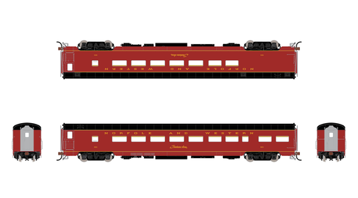 Fox Valley Models 38849 HO Scale Pullman-Standard Crew Coach Norfolk & Western Powhatan Arrow N&W 501