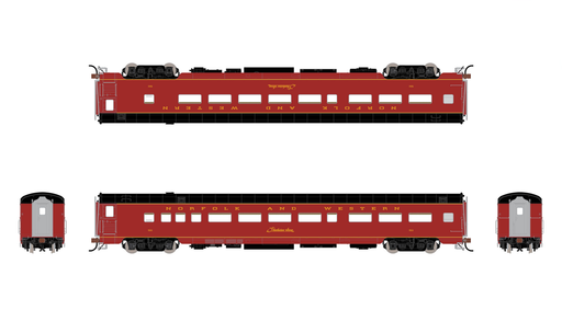 Fox Valley Models 38850 HO Scale Pullman-Standard Compartment Coach Norfolk & Western Powhatan Arrow N&W 511