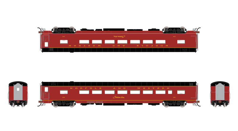Fox Valley Models 38851 HO Scale Pullman-Standard Coach Norfolk & Western Powhatan Arrow N&W 532