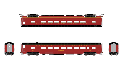 Fox Valley Models 38852 HO Scale Pullman-Standard Coach Norfolk & Western Powhatan Arrow N&W 535