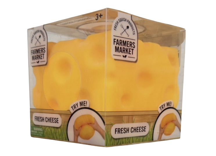 Fresh Squish Products Farmers Market Jumbo SQUISHY Cheese Block