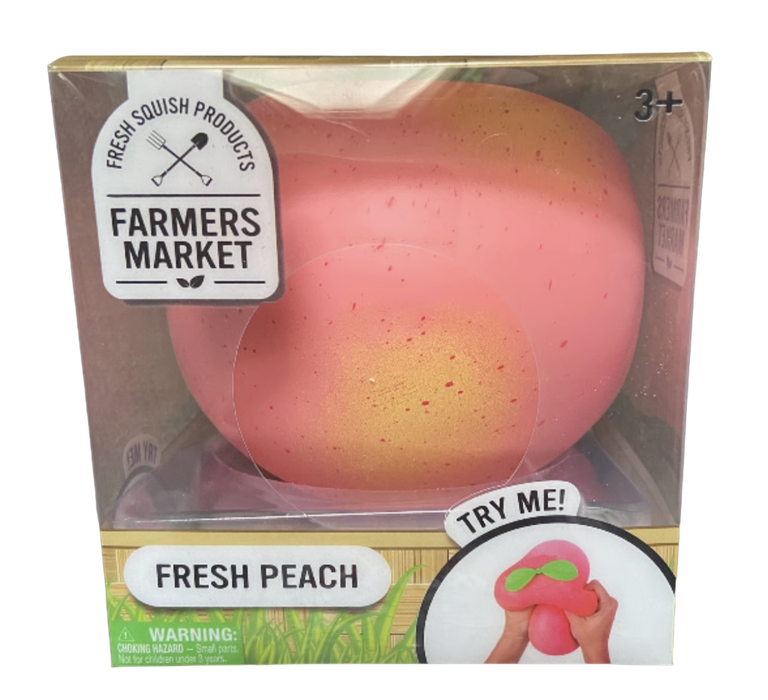 Fresh Squish Products Farmers Market Jumbo SQUISHY Peach