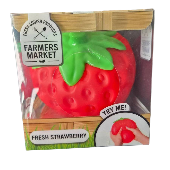 Fresh Squish Products Farmers Market Jumbo SQUISHY Strawberry