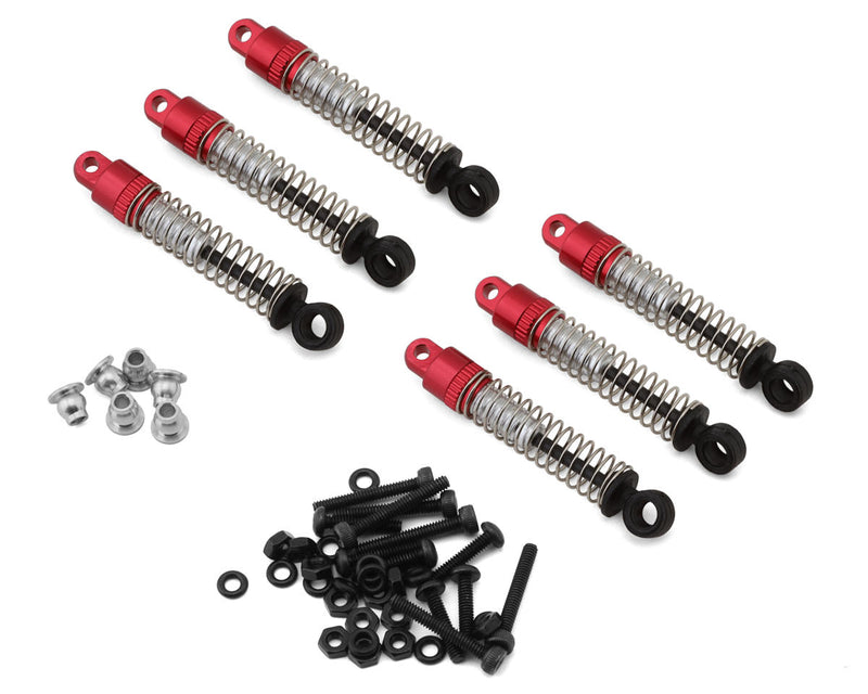 Furitek 2313 Red Cayman Pro 6x6 Aluminum Shocks (6 Pack)
