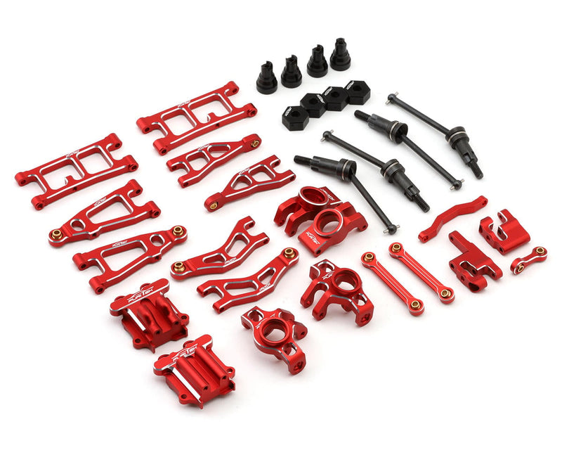 Furitek 2598 Red Arrma™ Mojave Grom Ultimate Aluminum Upgrade Combo