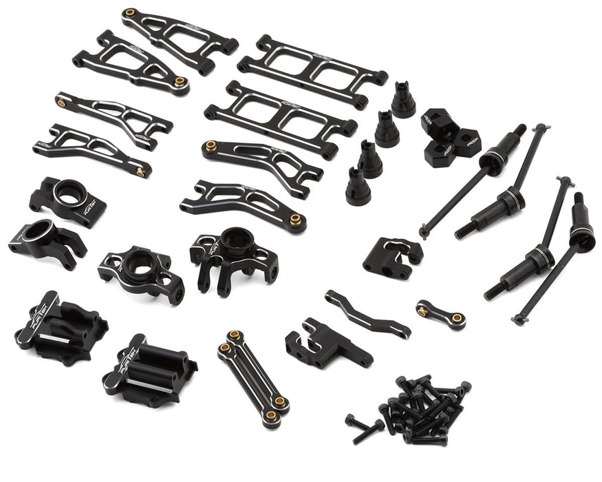 Furitek 2624 Black Arrma™ Granite/Typhon Grom Ultimate Aluminum Upgrade Combo