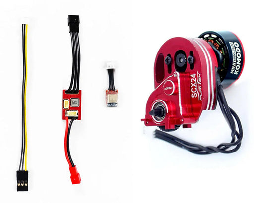 Furitek 2638 Mini Komodo Brushless Motor & MicroPython ESC Crawlmaster Combo fits SCX24