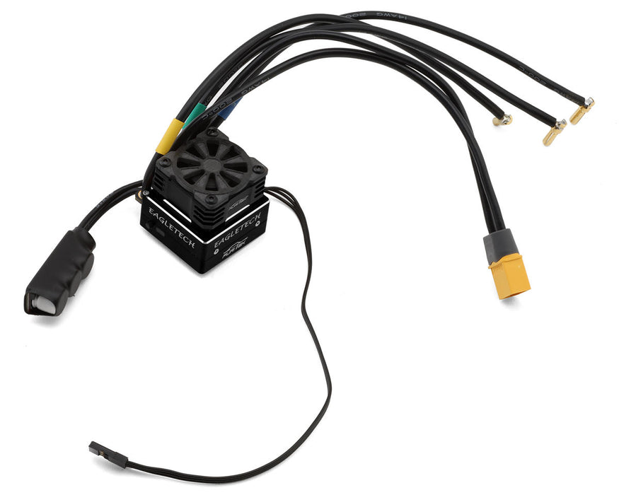 Furitek 2670 Black EagleTech 160A 1/10 Sensored Brushless ESC with Cooling Fan