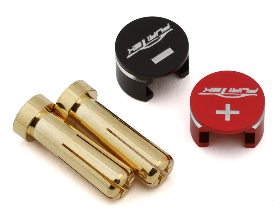 Furitek 2679 LowPro Bullet Plug Grips with 5mm Bullets (Black/Red)