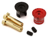 Furitek 2681 Heatsink Bullet Plug Grips with 4mm Bullets (Black/Red)