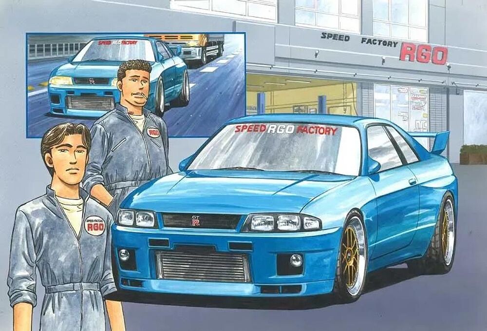 Fujimi 17201 1/24 Nissan Skyline GT-R (R33) RGO 2 Door Car Model Kit