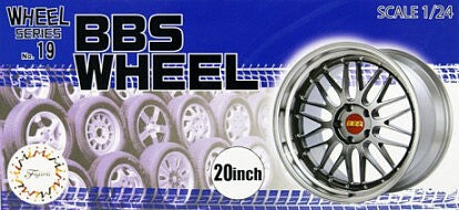 Fujimi 19360 1/24 BBS 20" Tire & Wheel (Set of 4)