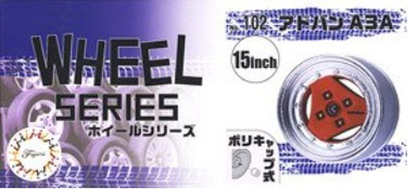 Fujimi 19361 1/24 Advan A3A 15" Tire & Wheel (Set of 4)