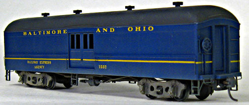 Funaro & Camerlengo 8250 HO Scale B&O 50' C-15 Baggage Car Resin Kit