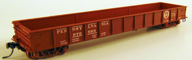 Funaro & Camerlengo 8355 HO Scale PRR G22 One Piece Body Steel Gondola Resin Kit