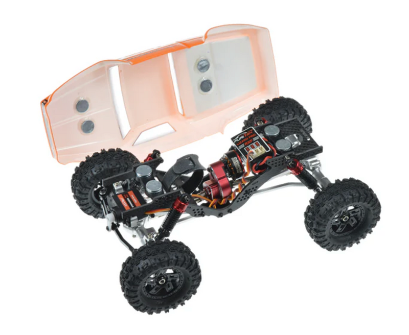 Furitek 2519 Brushless Orange Cayman Pro V2 4x4 1/18 RTR Comp Micro Rock Crawler